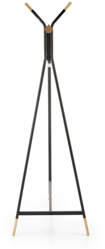 Wieszak na ubrania WU32 91 cm stojący metalowy do garderoby naturalny