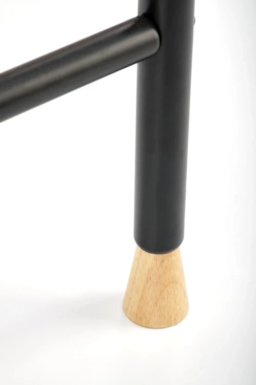 Wieszak na ubrania WU32 91 cm stojący metalowy do garderoby naturalny