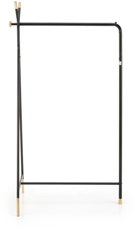 Wieszak na ubrania WU32 91 cm stojący metalowy do garderoby naturalny