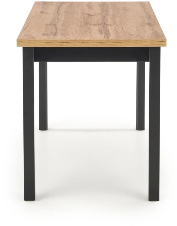 Stół Cobalt 120 cm w stylu loftowym do jadalni dąb wotan/czarny