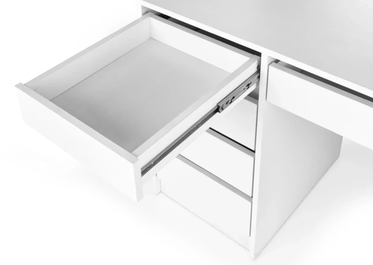 Toaletka Hollywood XL 120 cm z lustrem oświetlenie LED do sypialni biały