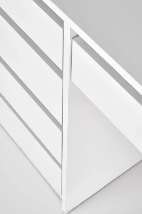 Toaletka Hollywood XL 120 cm z lustrem oświetlenie LED do sypialni biały