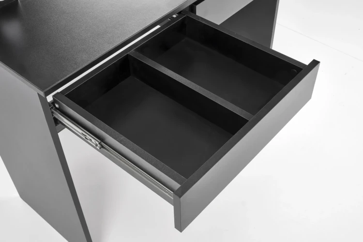 Toaletka Hollywood 94 cm z lustrem oświetlenie LED do sypialni czarny