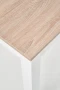 Stół Ksawery 120 cm prostokątny 4-osobowy do jadalni dąb sonoma / biały