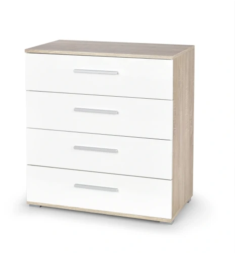 Komoda z szufladami Lima KM-3 dąb sonoma / biały