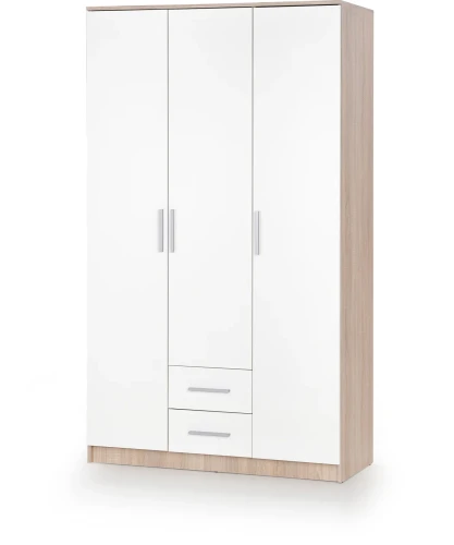 Szafa z lustrem Lima S-3 120 cm dąb sonoma / biały