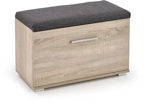 Szafka na buty Lima 70 cm z siedziskiem do przedpokoju dąb sonoma