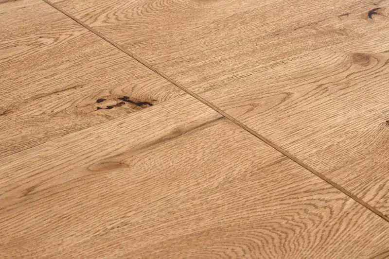 Stół rozkładany Massive 160-250 cm loftowy do jadalni jasny dąb/czarny