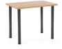 Stół Modex 90 cm blat 32 mm do jadalni dąb wotan/czarny