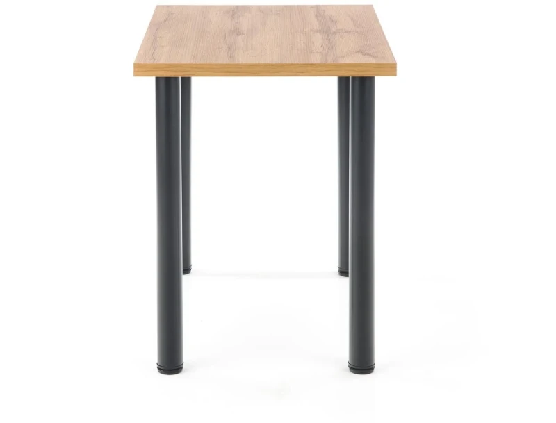 Stół Modex 90 cm blat 32 mm do jadalni dąb wotan/czarny