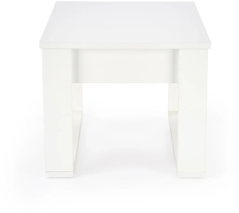 Stolik kawowy Nea Kwadrat 60 cm ława z szufladą do salonu biały
