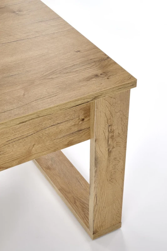 Stolik kawowy Nea Kwadrat 60 cm z szufladą do salonu dąb wotan