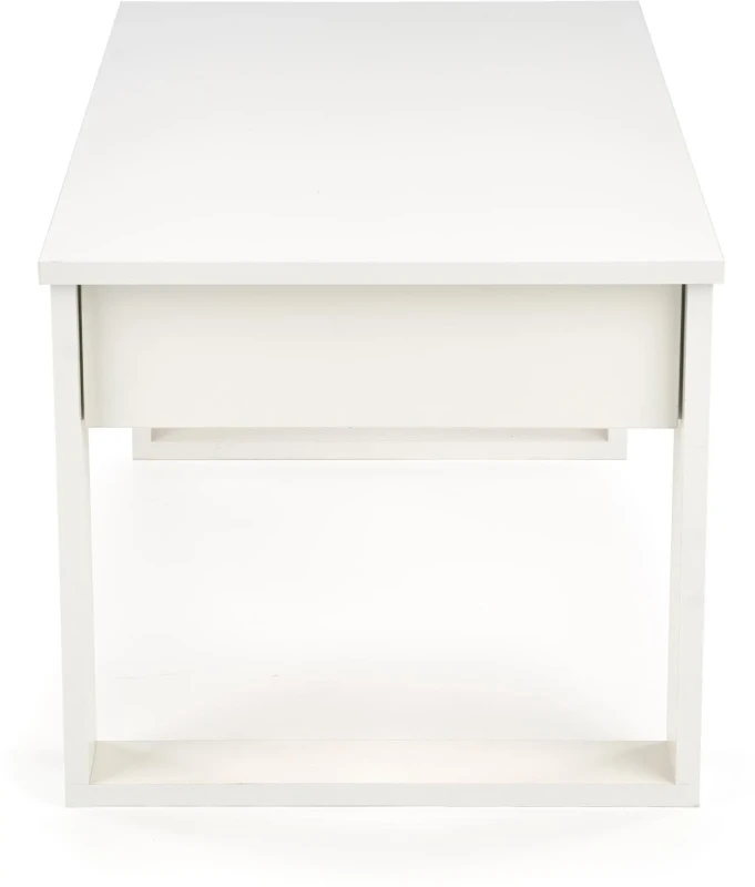 Stolik kawowy Nea 110 cm ława z 2 szufladami do salonu biały