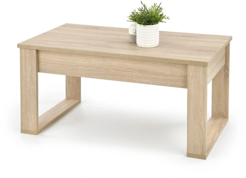 Stolik kawowy Nea 110 cm z 2 szufladami do salonu dąb sonoma