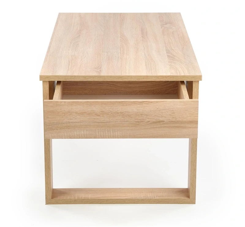 Stolik kawowy Nea 110 cm z 2 szufladami do salonu dąb sonoma
