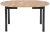 Stół rozkładany Ringo 102-142 cm okrągły do jadalni dąb artisan/czarny