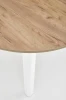 Stół rozkładany Ringo 102-142 cm biały / dąb craft