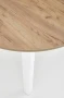Stół rozkładany Ringo 102-142 cm biały / dąb craft