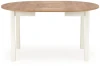 Stół rozkładany Ringo 102-142 cm biały / dąb craft