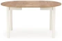 Stół rozkładany Ringo 102-142 cm biały / dąb craft