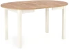 Stół rozkładany Ringo 102-142 cm biały / dąb craft