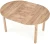 Stół rozkładany Ringo 102-142 cm okrągły do jadalni dąb craft