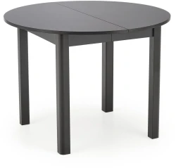 Stół rozkładany Ringo 102-142 cm okrągły do jadalni czarny