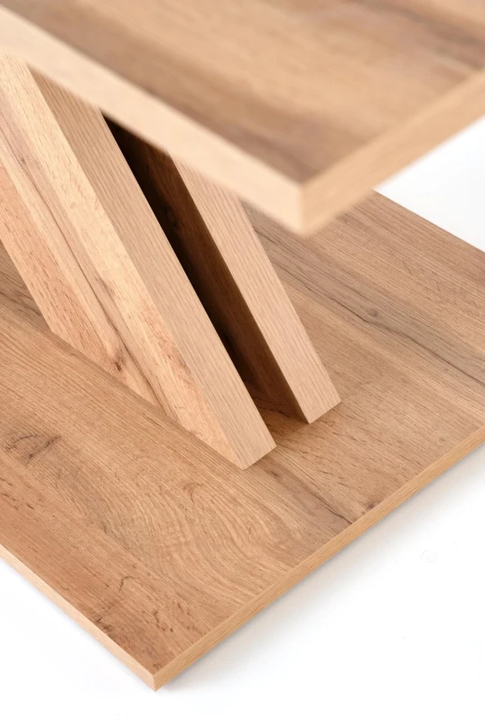 Stół rozkładany Xarelto 130-175 cm 6-osobowy do jadalni dąb wotan/czarny