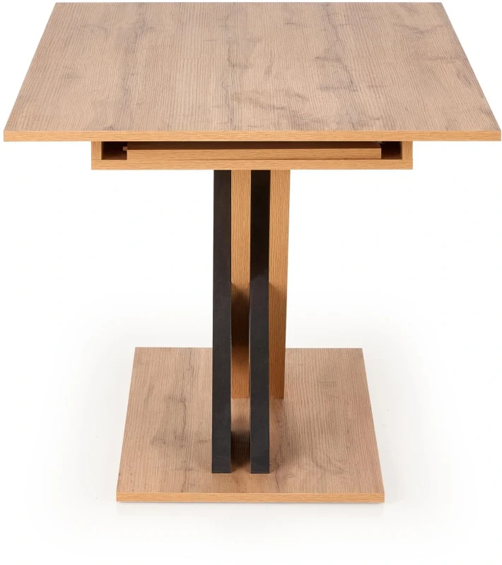 Stół rozkładany Xarelto 130-175 cm 6-osobowy do jadalni dąb wotan/czarny