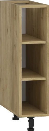 Szafka kuchenna Vento 20 cm dolna stojąca otwarta z 2 półkami dąb craft