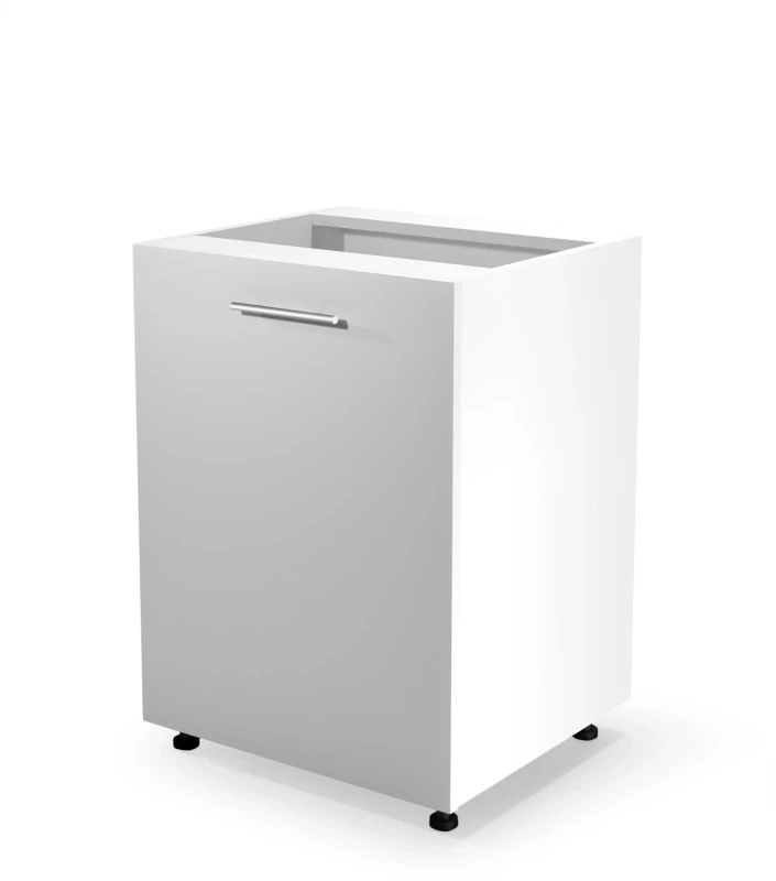 Szafka kuchenna Vento 60 cm dolna stojąca 1-drzwiowa biały