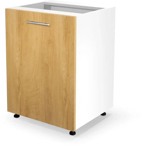 Szafka kuchenna dolna Vento D-60/82 biały / dąb miodowy