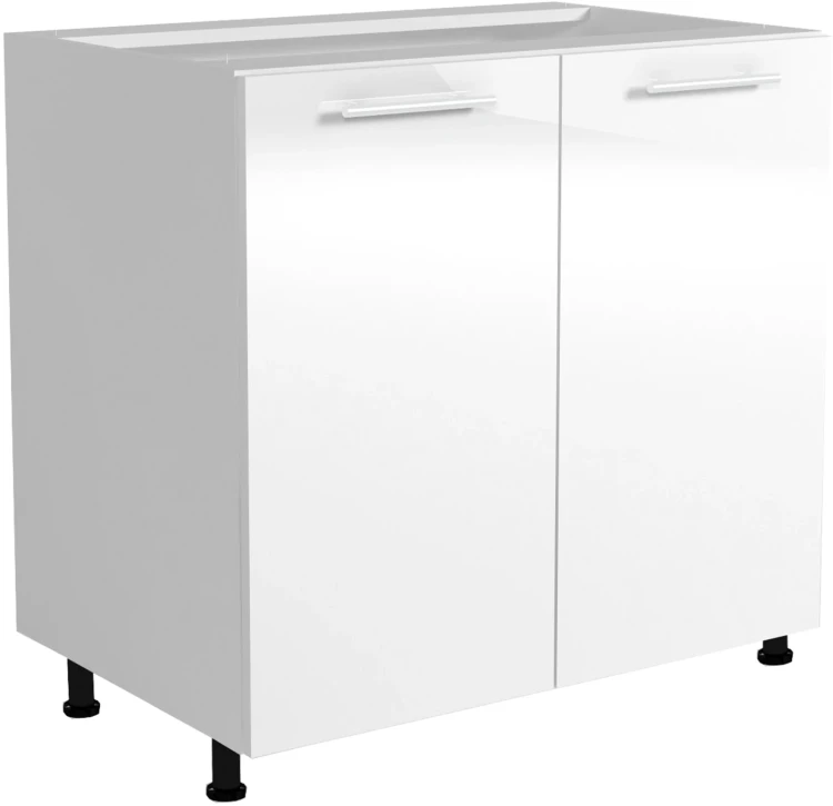 Szafka kuchenna Vento 80 cm dolna stojąca 2-drzwiowa biały