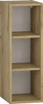 Szafka kuchenna Vento 25 cm górna wisząca otwarta z 2 półkami dąb craft