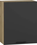 Szafka kuchenna Vento 60 cm górna wisząca 1-drzwiowa dąb craft/antracyt