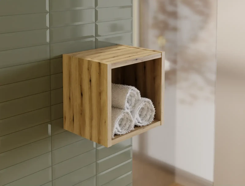 Regał górny qubik NOVA OAK dąb coast evoke