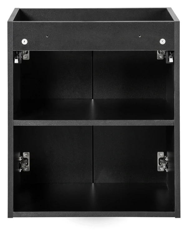 Zestaw mebli łazienkowych NOVA BLACK szafka 50 cm z blatem wotan 50 cm