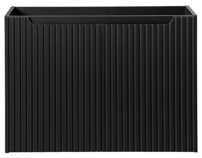 Zestaw mebli łazienkowych NOVA BLACK szafka 80 cm z blatem dąb 80 cm