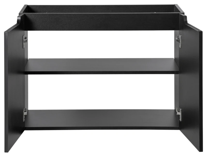 Zestaw mebli łazienkowych NOVA BLACK szafka 80 cm z blatem dąb 80 cm