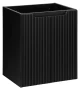 Zestaw mebli łazienkowych NOVA BLACK szafka 50 cm z umywalką GAJA i blatem 50 cm - szafka pod umywalkę  Nova Black D2 82-50-2D