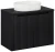 Zestaw mebli łazienkowych NOVA BLACK szafka 80 cm z umywalką BEYOND i blatem 80 cm