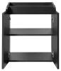 Zestaw mebli łazienkowych NOVA BLACK szafka 50 cm z umywalką GAJA i blatem dąb 50 cm