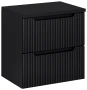 Zestaw mebli łazienkowych NOVA BLACK szafka 60 cm 2 szuflady z umywalką BEYOND i blatem 60 cm