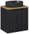 Zestaw mebli łazienkowych NOVA BLACK szafka 60 cm z umywalką BEYOND i blatem dąb 60 cm