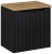 Zestaw mebli łazienkowych NOVA BLACK szafka 60 cm z umywalką BEYOND i blatem dąb 60 cm