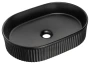 Zestaw mebli łazienkowych NOVA BLACK szafka 60 cm z umywalką BEYOND i blatem dąb 60 cm - umywalka BEYOND 5 Black Matt