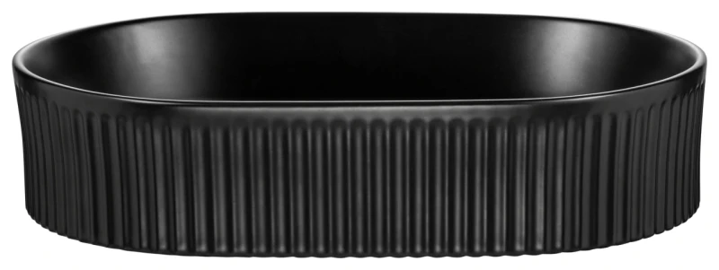 Zestaw mebli łazienkowych NOVA BLACK szafka 60 cm 2 szuflady z umywalką BEYOND i blatem dąb 60 cm - umywalka BEYOND 5 Black Matt