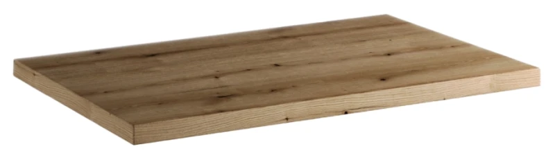 Zestaw mebli łazienkowych NOVA BLACK szafka 60 cm 2 szuflady z umywalką BEYOND i blatem dąb 60 cm - blat Nova Oak A 89-60