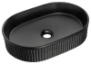 Zestaw mebli łazienkowych NOVA BLACK szafka 80 cm z umywalką BEYOND i blatem dąb 80 cm - umywalka BEYOND 5 Black Matt