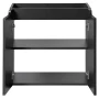 Zestaw mebli łazienkowych NOVA BLACK z dwoma umywalkami BEYOND i blatem dąb 120 cm - szafka pod umywalkę 2 drzwi Nova Black D2 82-60-2D